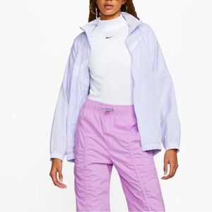 Nike Sportswear Essentials Ribbed Mock Neck Short Sleeve Shirt Size M